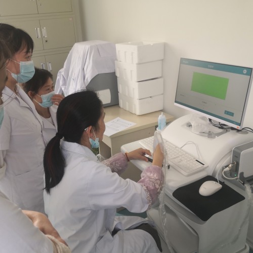 科進超聲骨密度儀入駐沱牌衛生院